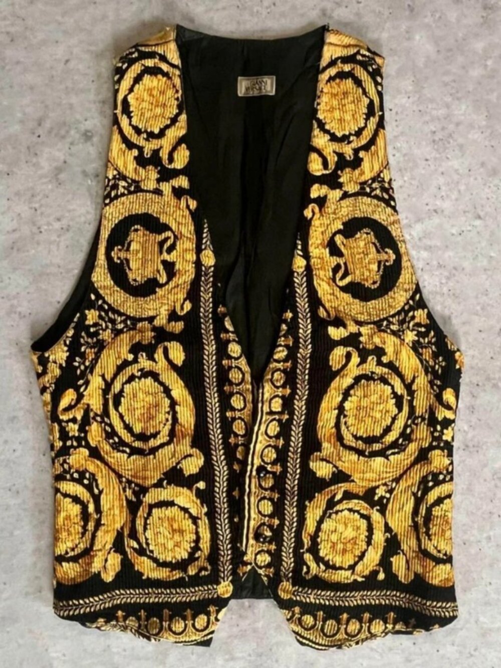 Vintage Gianni Versace Baroque Medusa Vest